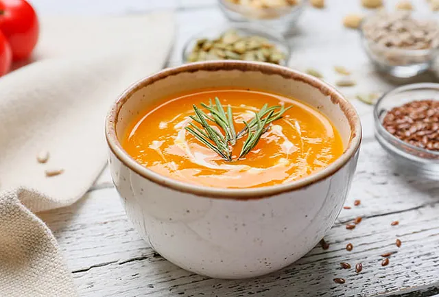 Kürbiskremesuppe